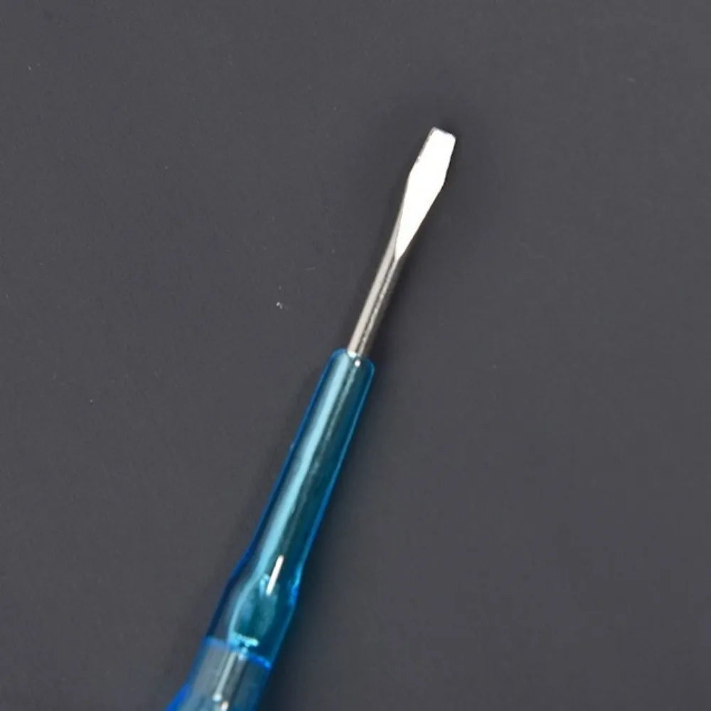 100–500V Voltage Tester Pen & Slotted Screwdriver 2-in-1 Voltage Tester Pen Zpaxo