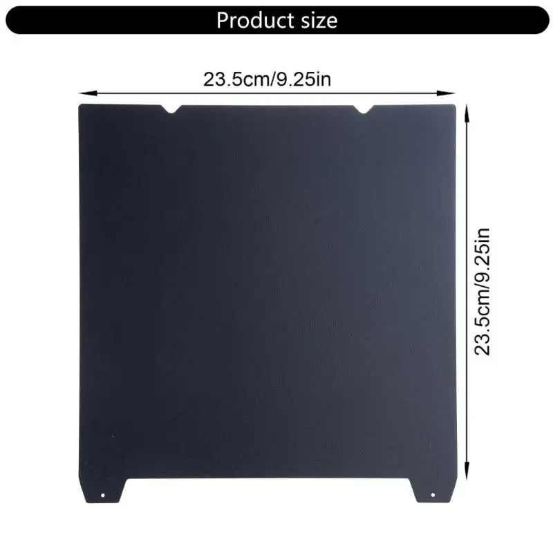 652F PEI Varnished 3D Printer Build Plate Tall Adhesion Spring Steel 235x235mm Zpaxo