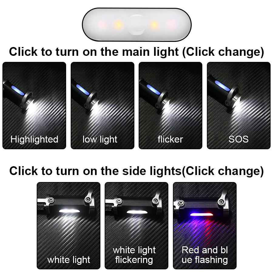 COB LED Keychain Flashlight – Rechargeable Waterproof Pocket Light