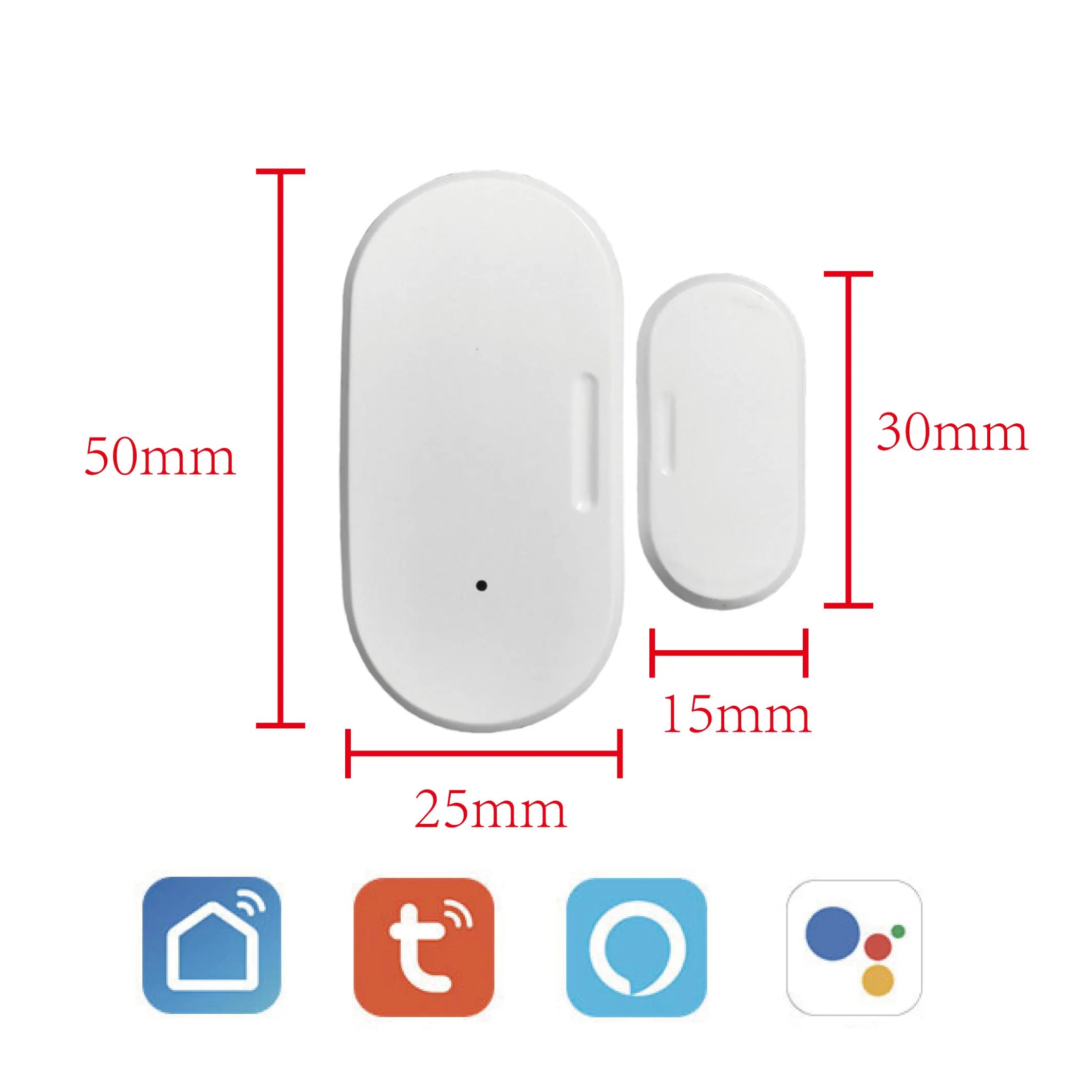 Zigbee Door Sensor Window Magnetic Sensor Security Burglar Door Sensor Alarm Smart Life Magnetic Door Sensor Alexa Google Home Zpaxo