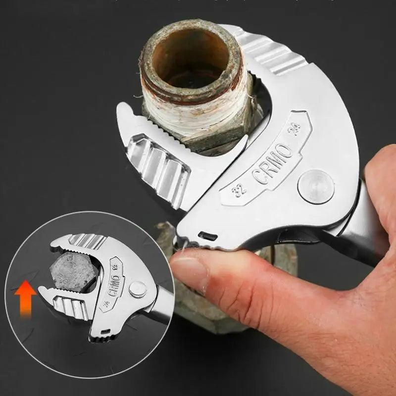 Mechanic's Ratchet Wrench Crab Claw Auto Chassis Pipeline Flange Zpaxo