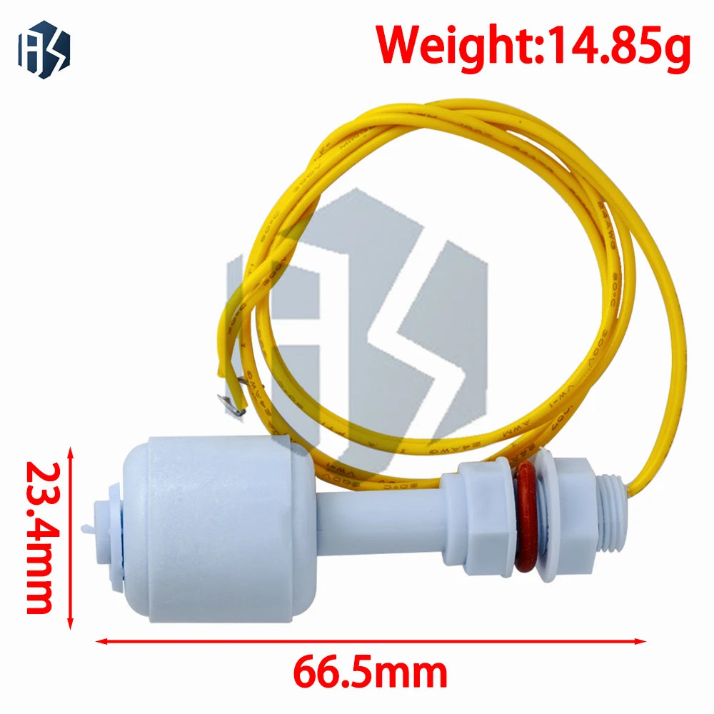 Water Level Float Switch Water Level Controller PP Float Switch Liquid Level Switch Water Level Switch Liquid Level Sensor Zpaxo