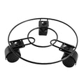 Plant Saucer Rolling Plant Stand with 3 Wheels Plant Tray Roller Accessory Pallet Trolley Multipurpose for Backyard Sturdy Zpaxo 20cm