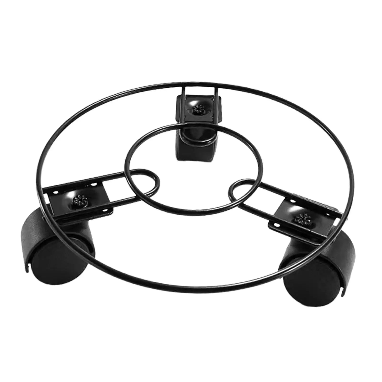 Plant Saucer Rolling Plant Stand with 3 Wheels Plant Tray Roller Accessory Pallet Trolley Multipurpose for Backyard Sturdy Zpaxo 20cm