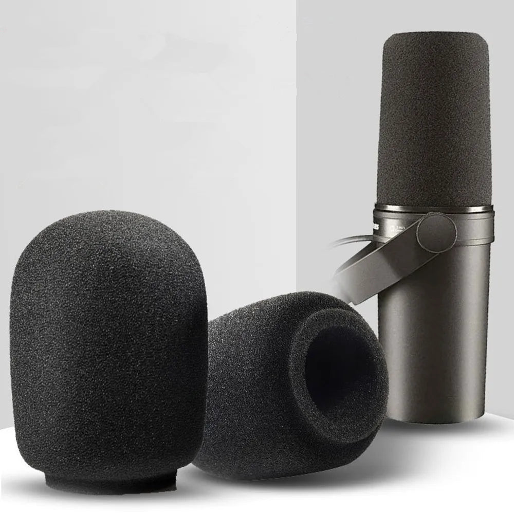 Windscreen Microphone Sponge Windproof Mic Cover Foam Filter Shure