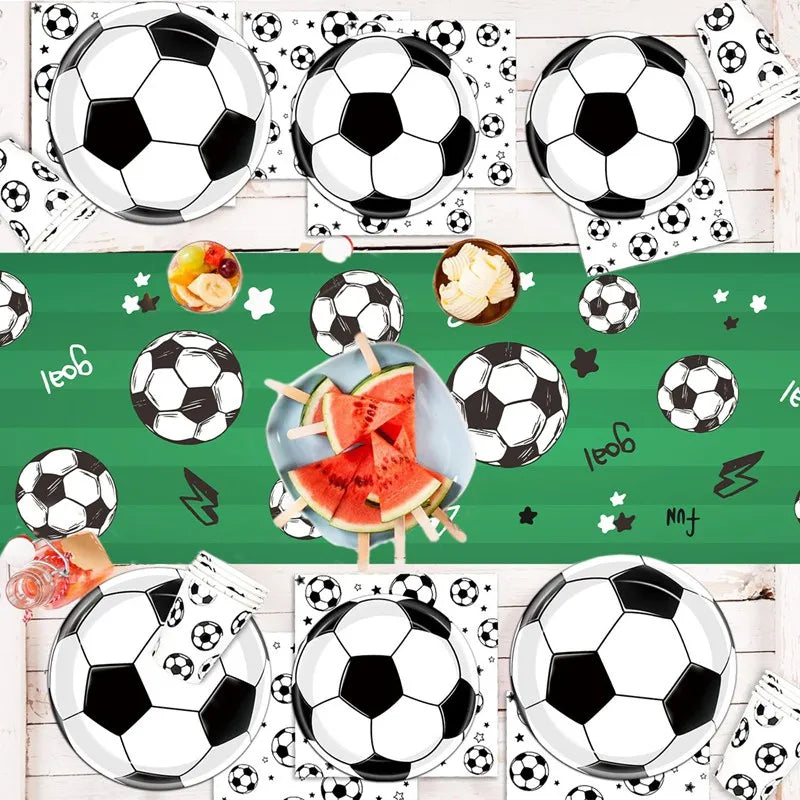 Soccer Football Party Table Flag Centerpiece Birthday Decorations Zpaxo