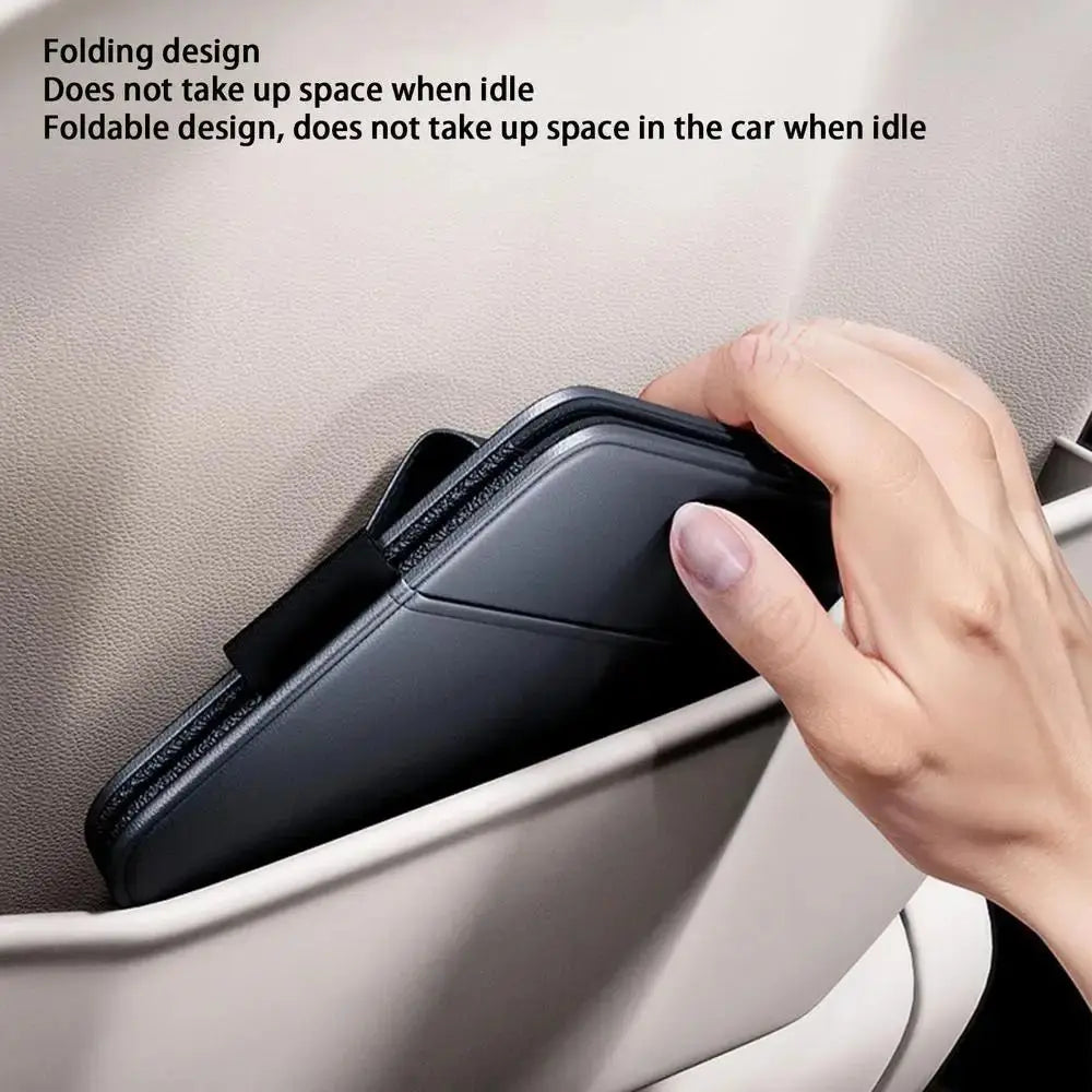 Large Capacity Car Door Side Storage Box PU Leather Scratch Resistant Zpaxo