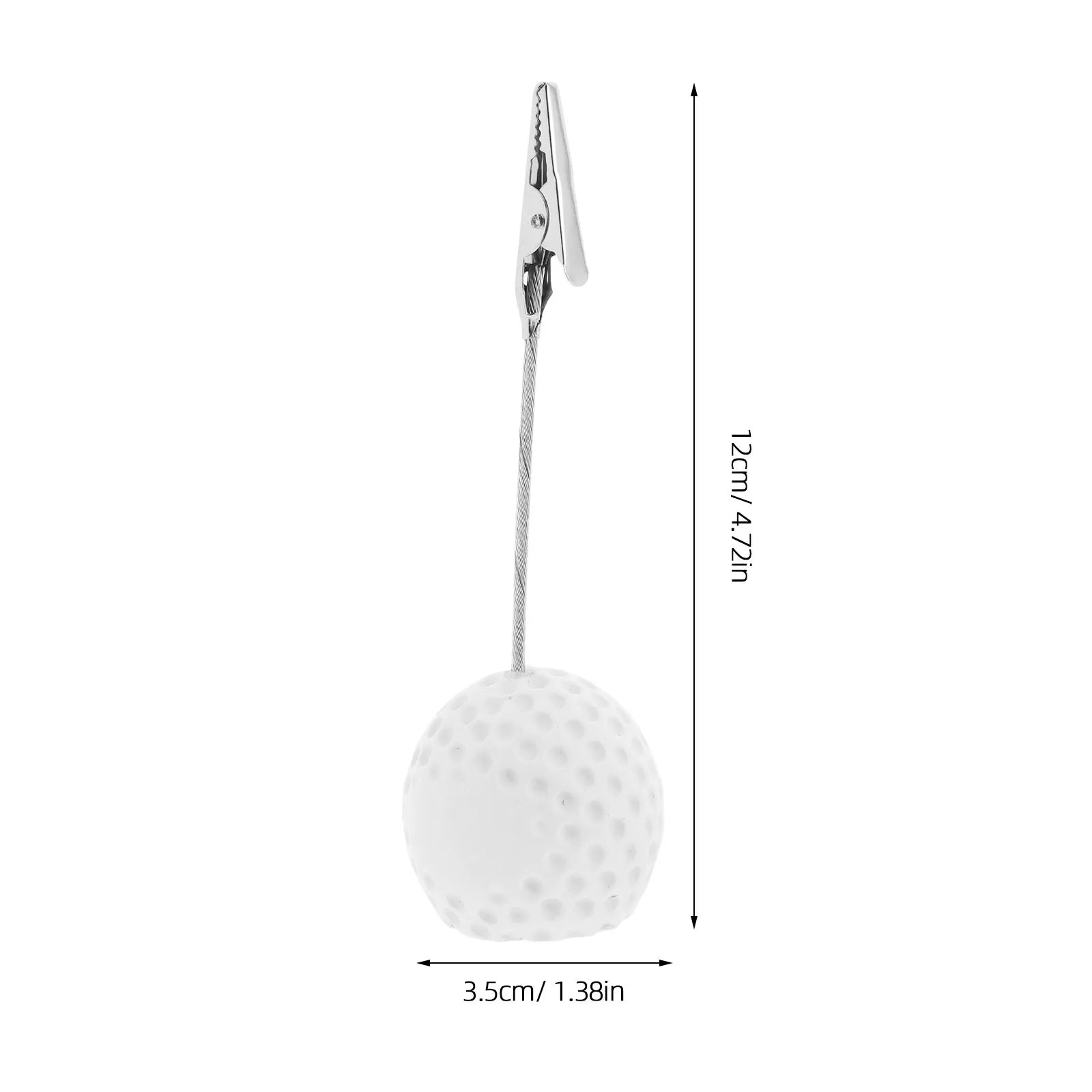 Golf Ball Name Card Holders Premium Table Place Clips Photo Stand