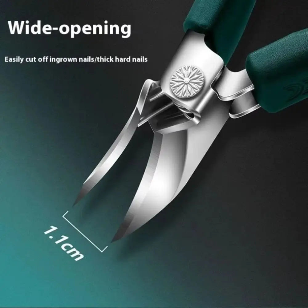 High-end Anti-Splash Slant Edge Nail Clipper Stainless Steel Eagle Beak Oblique Toe Nail Trimmers Trim Nails Fingernail Clipper Zpaxo