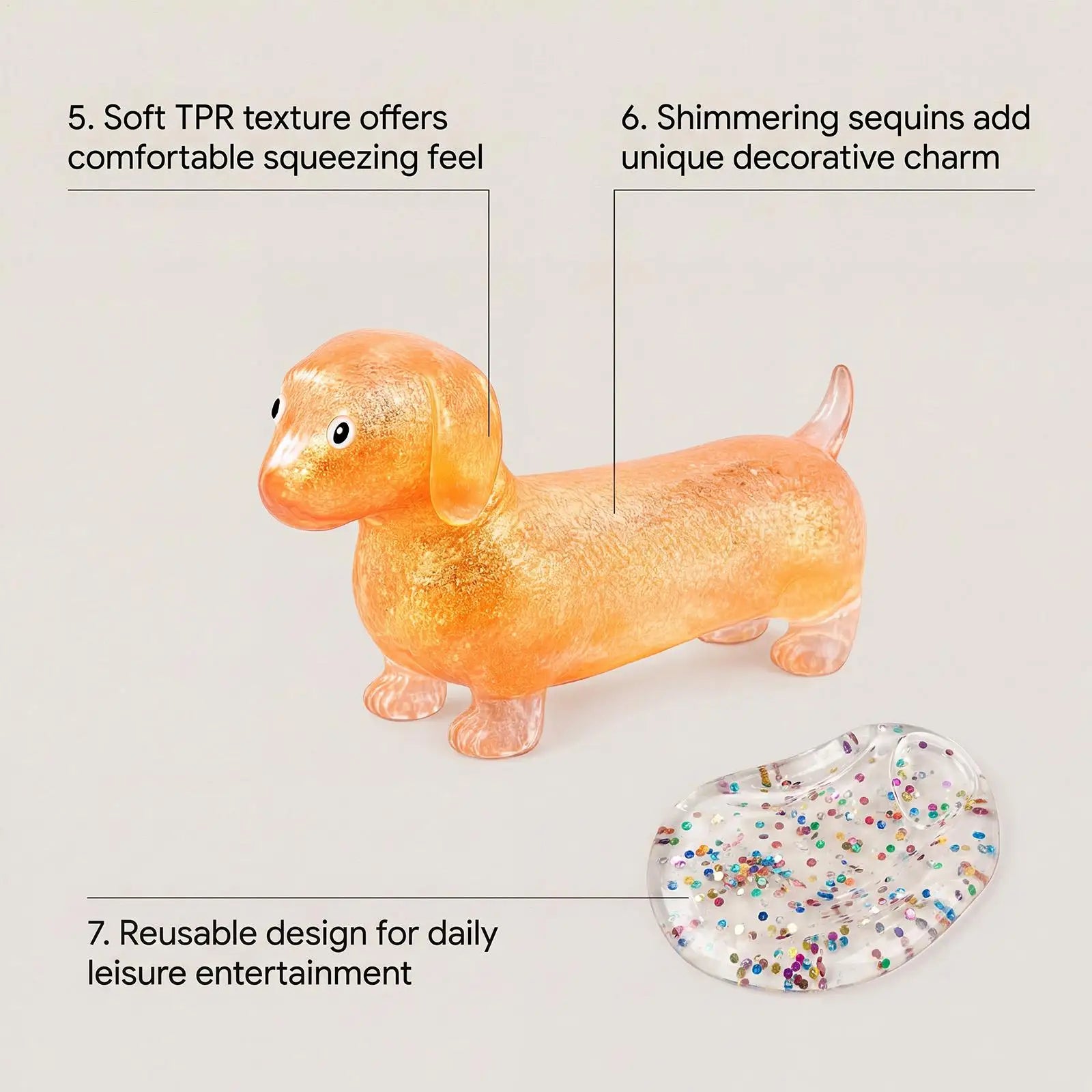 Stress Balls Glitter Slow Rising Stretchy Game Stress Ball Fidget Toys For Kids Adults Teens Friend Meditation Gym Classroom Zpaxo