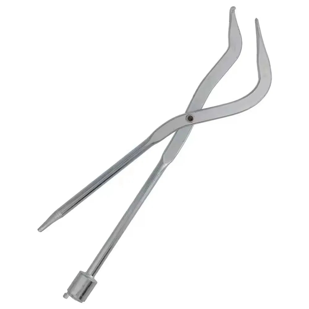 Adjustment Car Drum Brake Spring Plier Sturdy High Performance Vehicle Disassembly Pliers High Strength with Brake Spoon Zpaxo Silver
