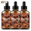 Cinnamon essential oil natural fragrance, is suitable for body massage treatments ,hair care anddiffuser Zpaxo Cinnamon 3pcs 30ml