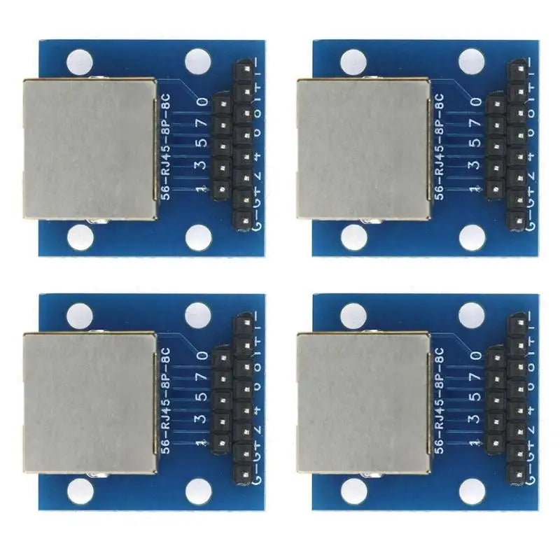 652F LED Featured RJ45 DIP2 54 Adapter PCBs Real Time Networking Zpaxo