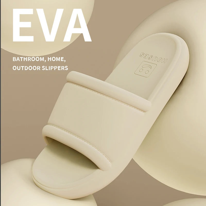 Men's Slippers EVA Non-slip Bathroom Slipper Soft Comfortable Home