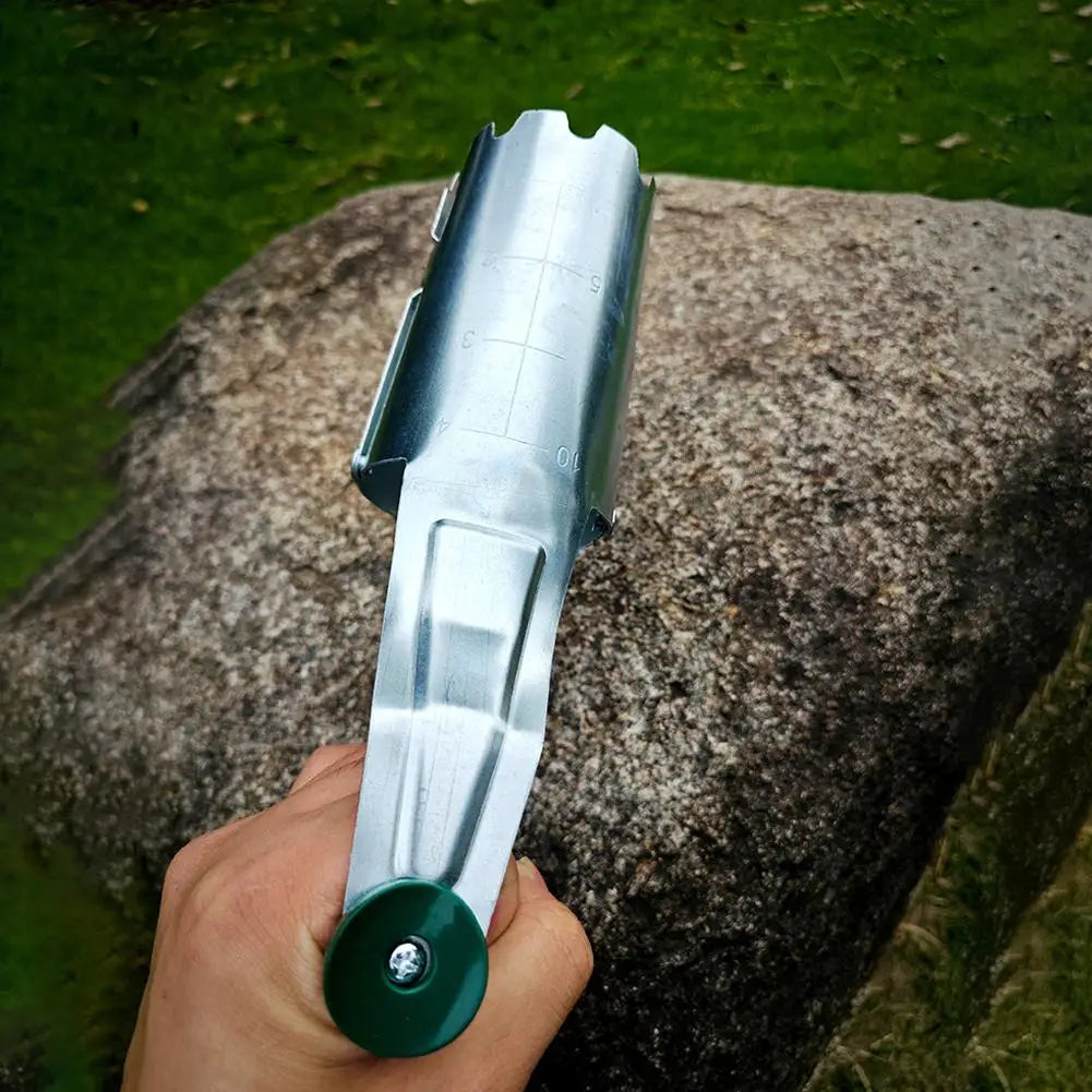 Handheld Seedling Transplanter Tube Hole Punch Digger Garden Tool Seedling Transplanter Zpaxo