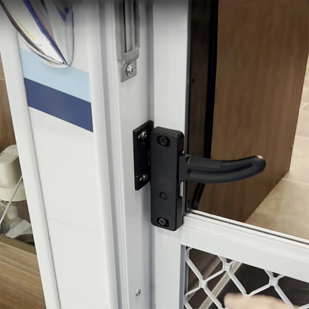 RV Screen Door Latch Right Handle Aluminum Alloy Camper Motorhome