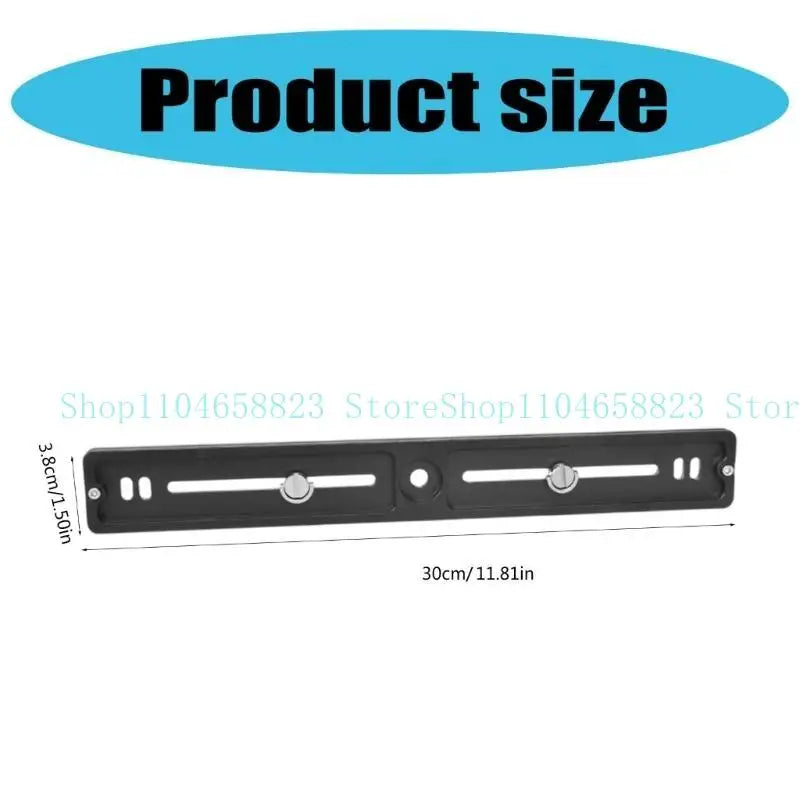 Universal Quick Release Clamp Plate DSLR Camera Long Plate Tripod Monopod Mount Adapter 300mm For Camera Accessories Zpaxo