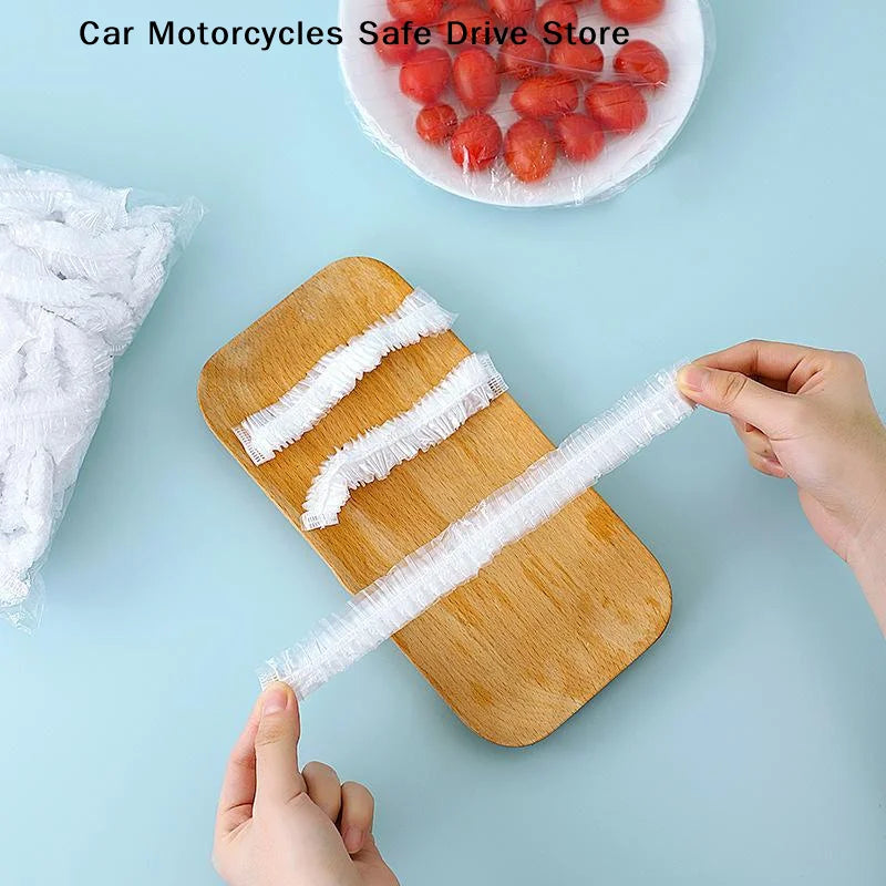 Elastic Food Covers Kitchen Transparent Cling Film Cover Disposable