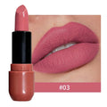 High Pigment Velvet Lipstick, Waterproof Matte Lip Color, Soft Blur Finish, Non Sticky Long Wear Makeup Zpaxo 03