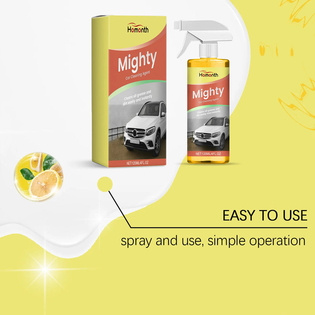 Homonth Mighty Car Cleaner Spray – Interior & Exterior 120ml Car Cleaning Spray Zpaxo