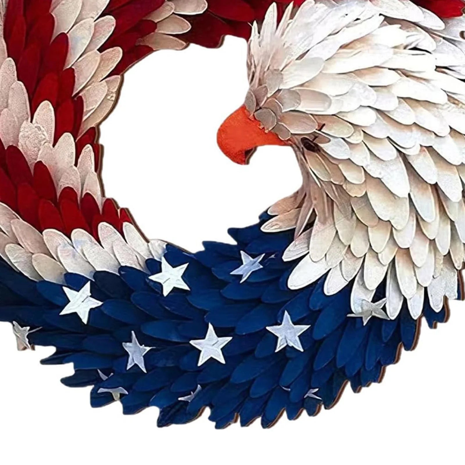 American Eagle Flag Patriotic Wreath 2026 USA 250 Decorations 2d