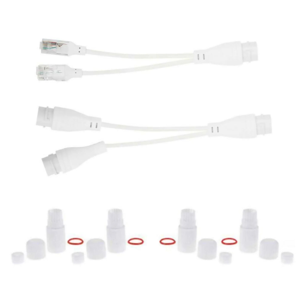 1 2 Adapter Network Splitter Poe Switch Connector Rj45 Outdoor