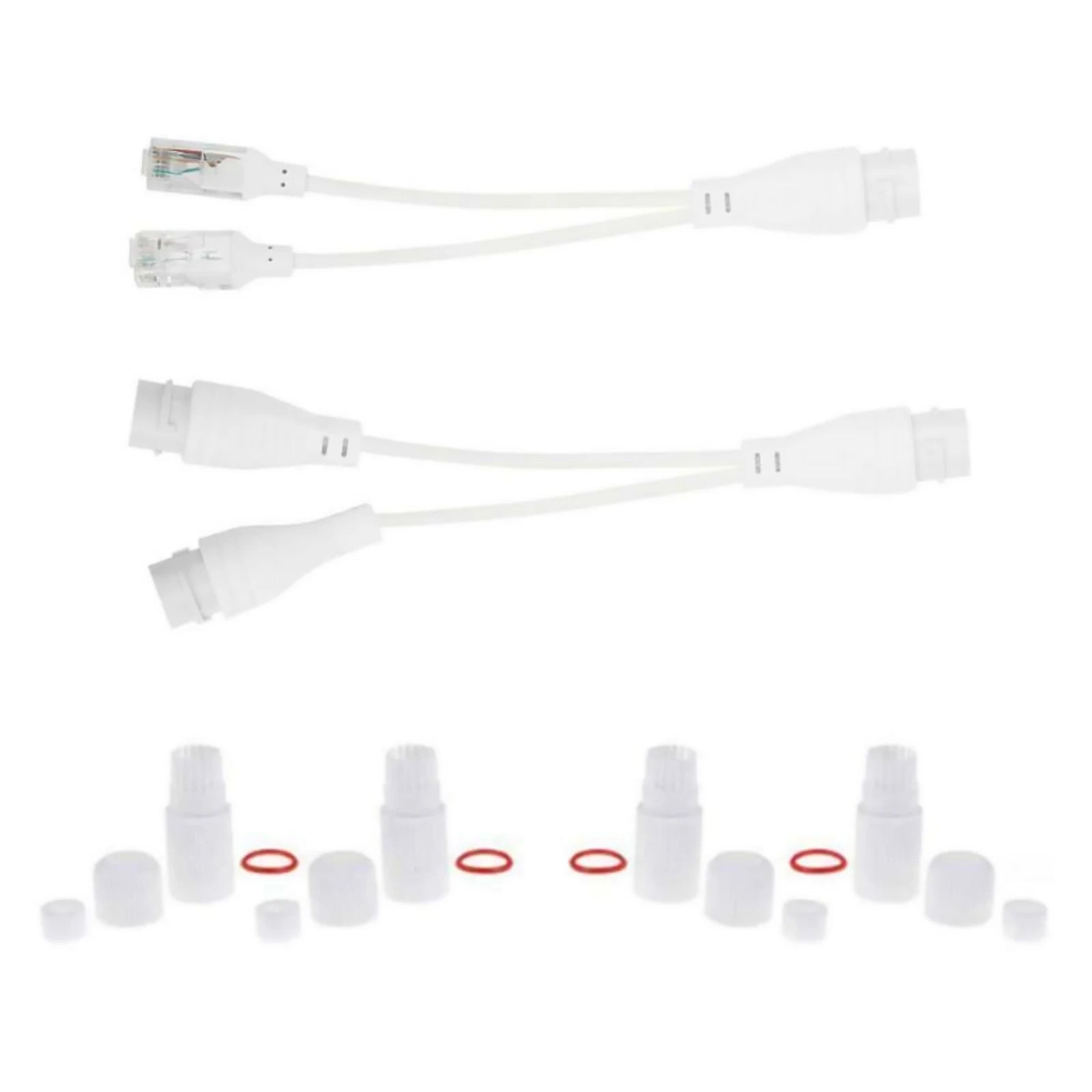 1 2 Adapter Network Splitter Poe Switch Connector Rj45 Outdoor