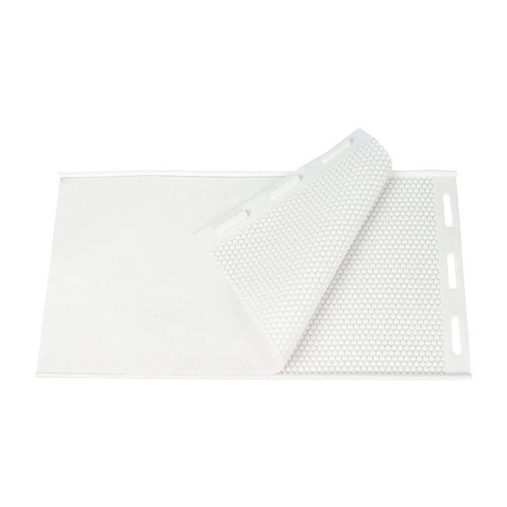 2pcs Beewax Foundation Sheet Mould Flexible Beeswax Embosser Silicone Handmade Beekeeper Accessories Zpaxo