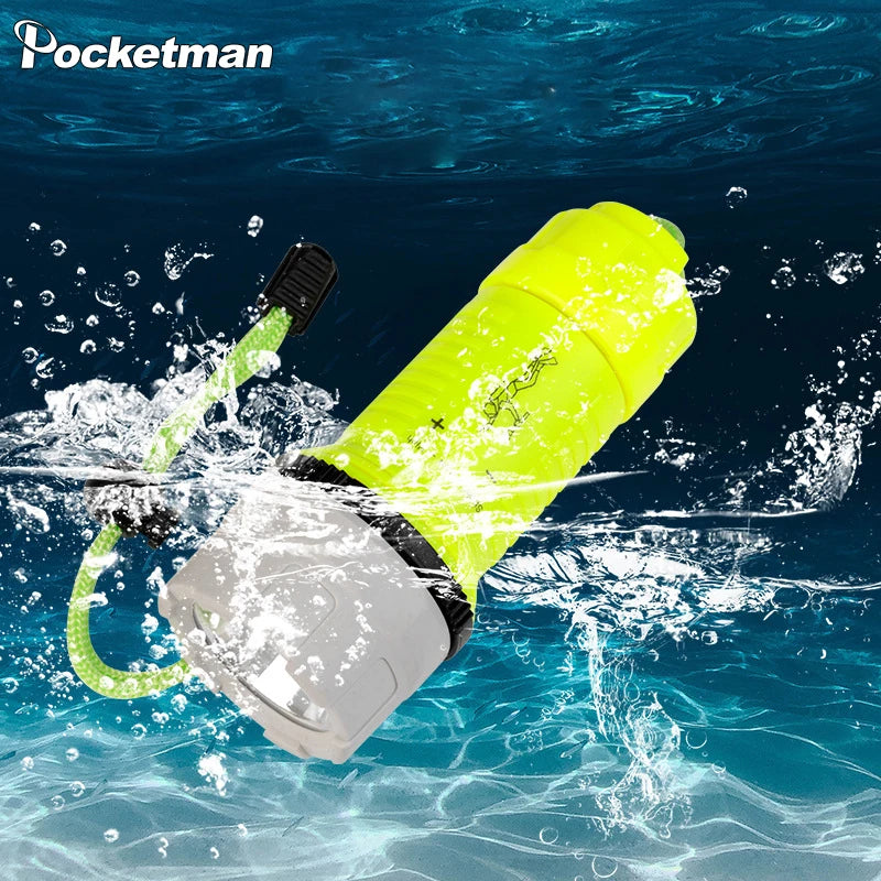 POCKETMAN 1000-Lumen Waterproof LED Diving Flashlight | 3 Modes