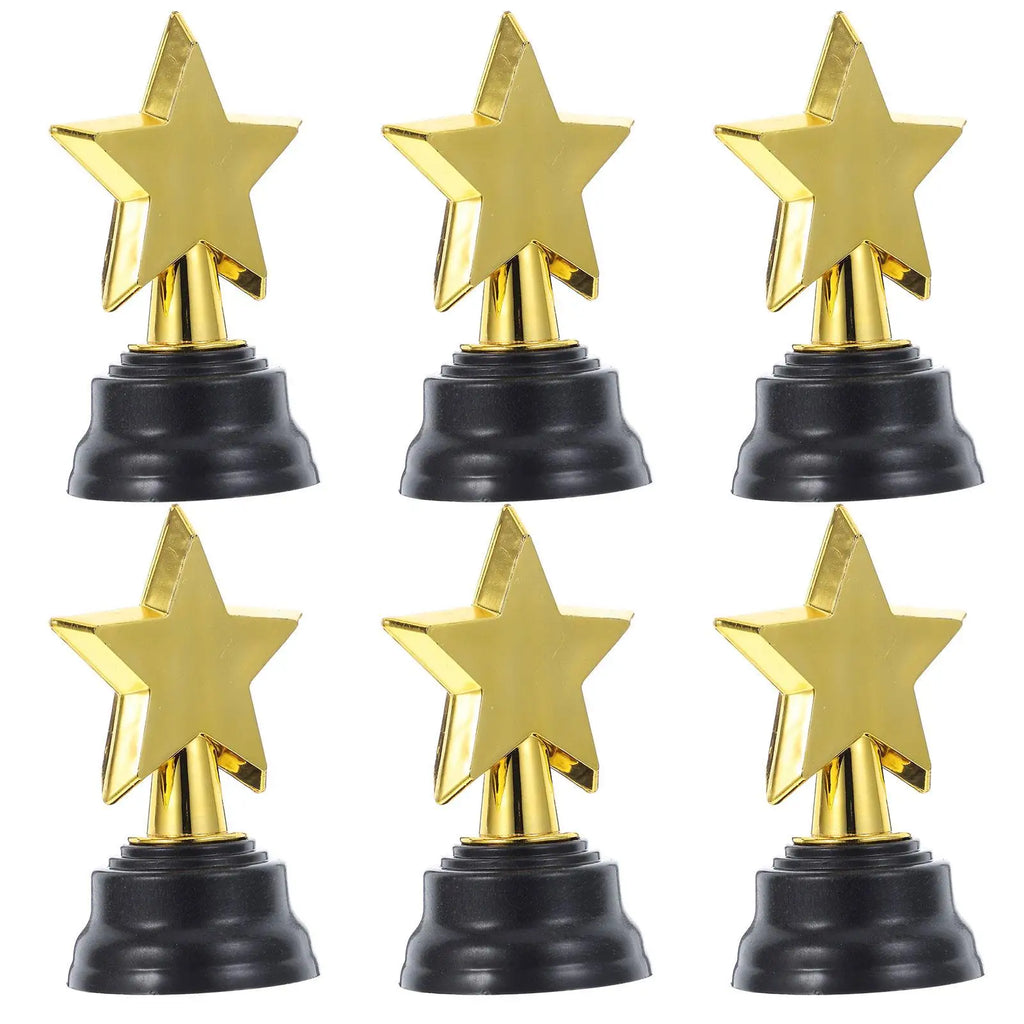 Mini Gold Star Trophies Party Favors Game Prizes Kindergarten