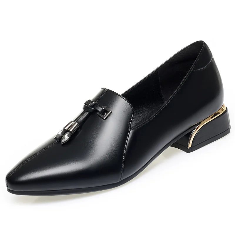 Soft Leather Mother Shoes Autumn Middle-aged Elderly Women's Zpaxo