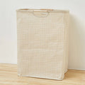 Waterproof Laundry Basket Cotton Linen Dirty Clothes Baskets Zpaxo F