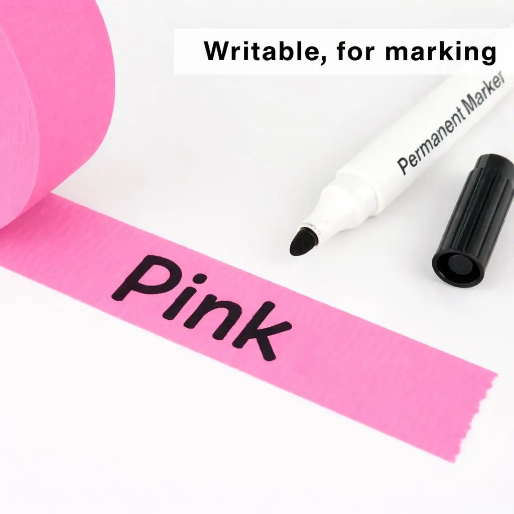 2-Roll Pink Painters Masking Tape 13mm – DIY, Art & Car Painters Masking Tape Zpaxo