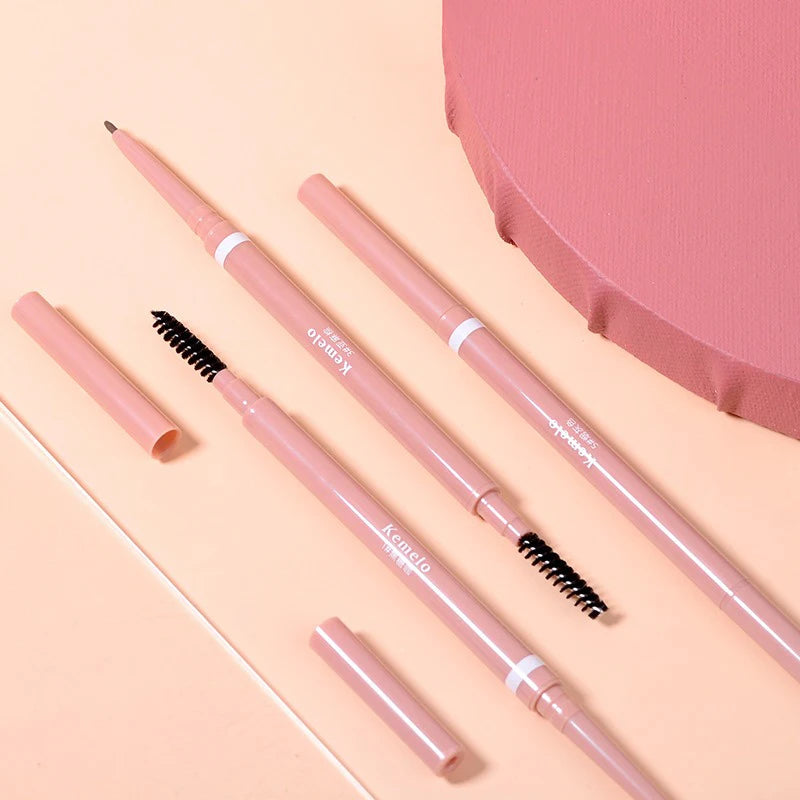 Ultra Fine Eyebrow Pencil Double-ended Waterproof Sweat-proof Long Zpaxo