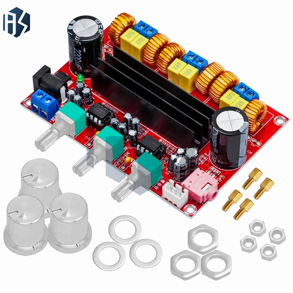 High-Power XH-M139 2.1 Channel Digital Amplifier – 2x50W TPA3116D2 Chip, 12V-24V Wide Voltage Input Zpaxo