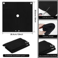 1/2/5Pcs Fireproof Welding Protective 1800°F Blanket High Temp Insulation Retardant Carbon Felt Blankets for Metal Working 2025 Zpaxo black 5PCS