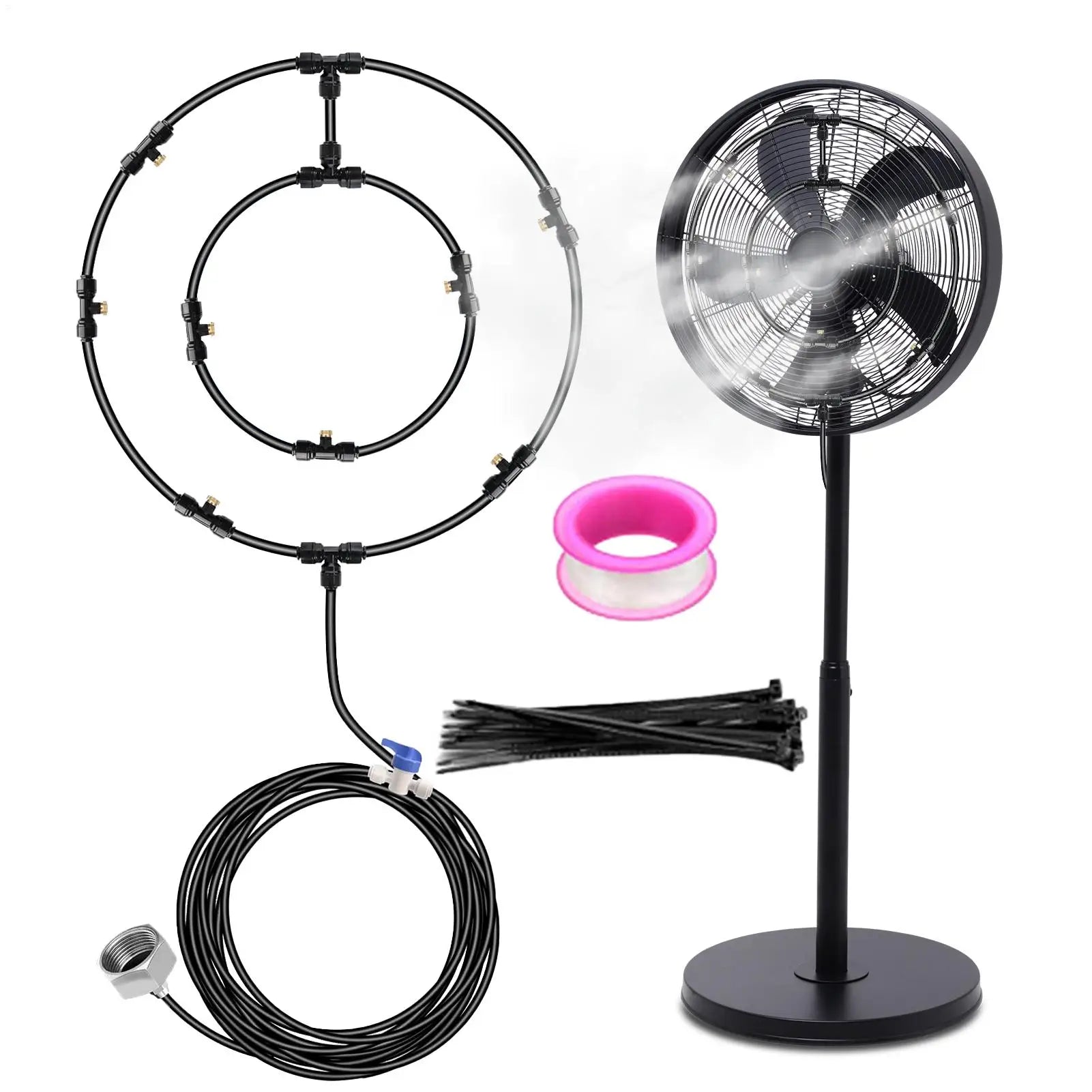 Fan Mister Upgraded Portable Misting Patio Misters 6 Removable