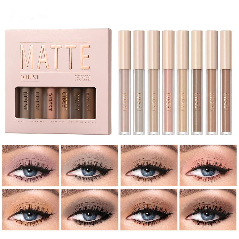 8-Color Eye Shadow Suit Durable Easy Apply Waterproof Not Smudge