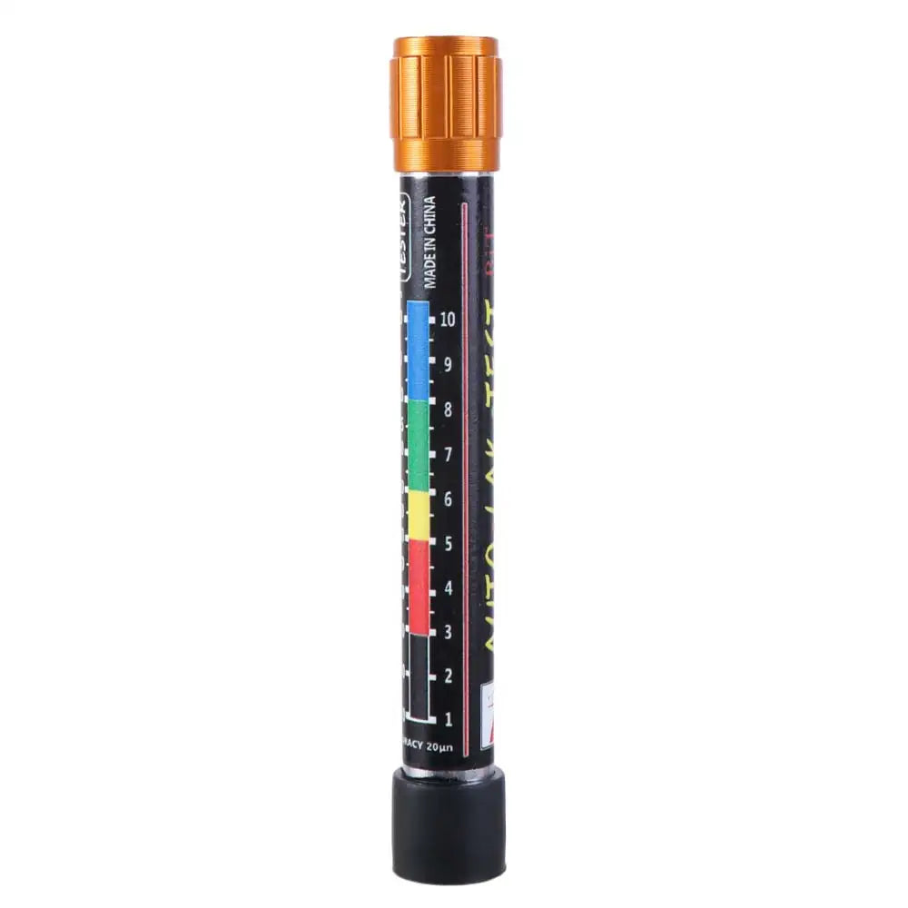 Plastic Car Paint Thickness Tester Pen Scale Indicator Magnetic Tip Zpaxo black
