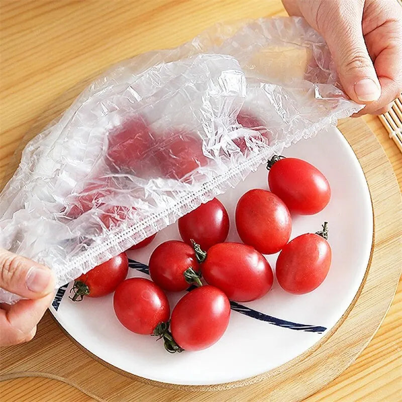 Food Storage Covers Home Foods Freshing Seal Elastic Plastic Wrap