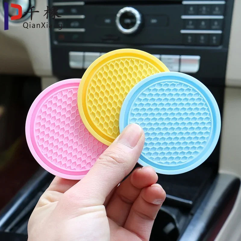 Car Cup Holder Anti-Slip Insert Coasters | Universal Fit 1/2 Pack