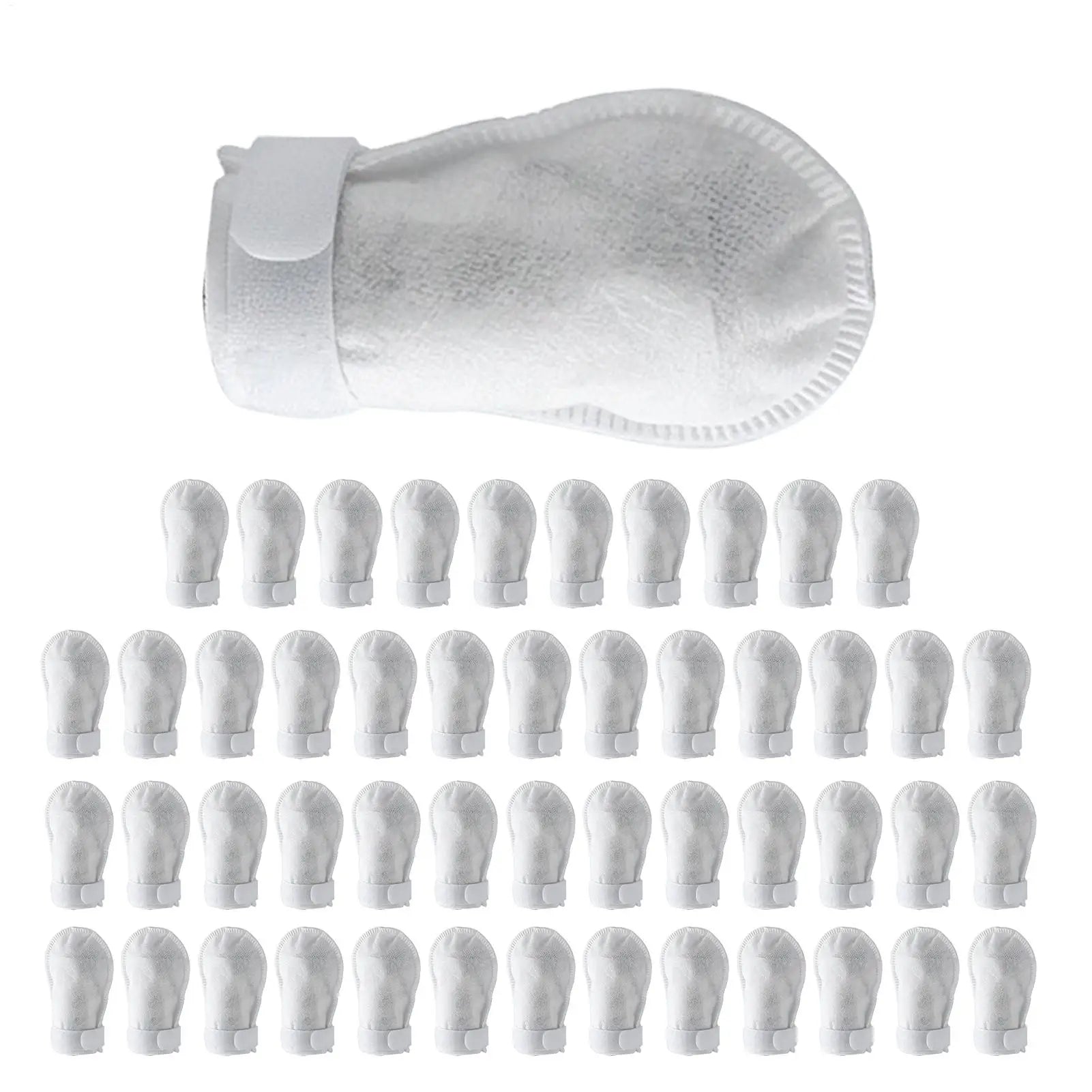 50Pcs Universal Faucet Filter Cotton Anti-splash Thickened Faucet Filter with T-strap Tap Water Filter Bag for Kitchen Sink Zpaxo Default Title