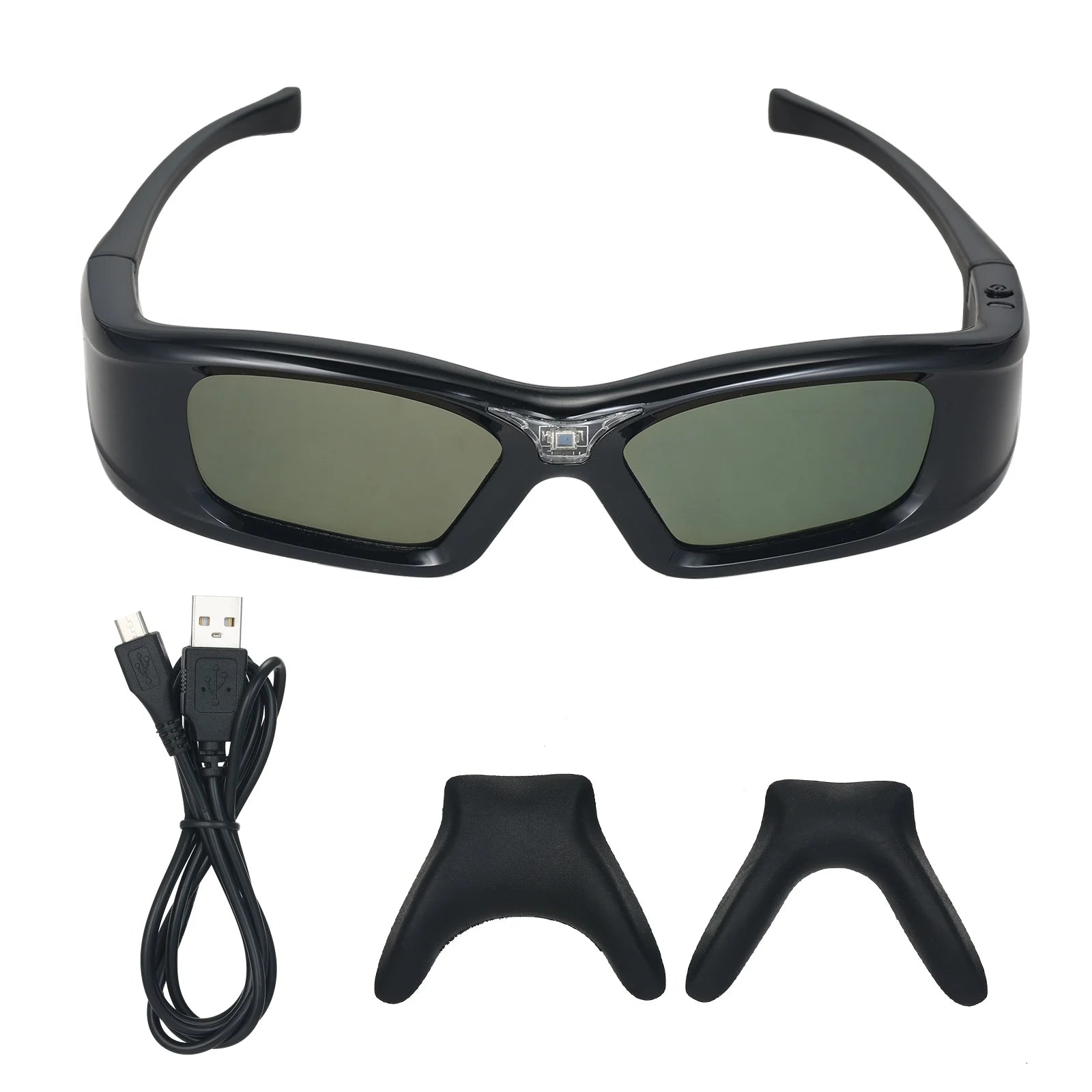 GL410 3D Glasses Spectacles for Projector Full HD Active DLP Link for Optama Acer BenQ ViewSonic Sharp Dell DLP Link Projectors Zpaxo
