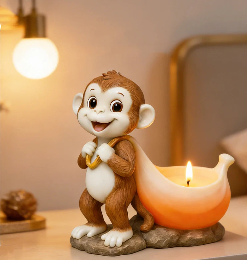 Monkey Flower Pot Silicone Mold – DIY Candle & Epoxy Casting
