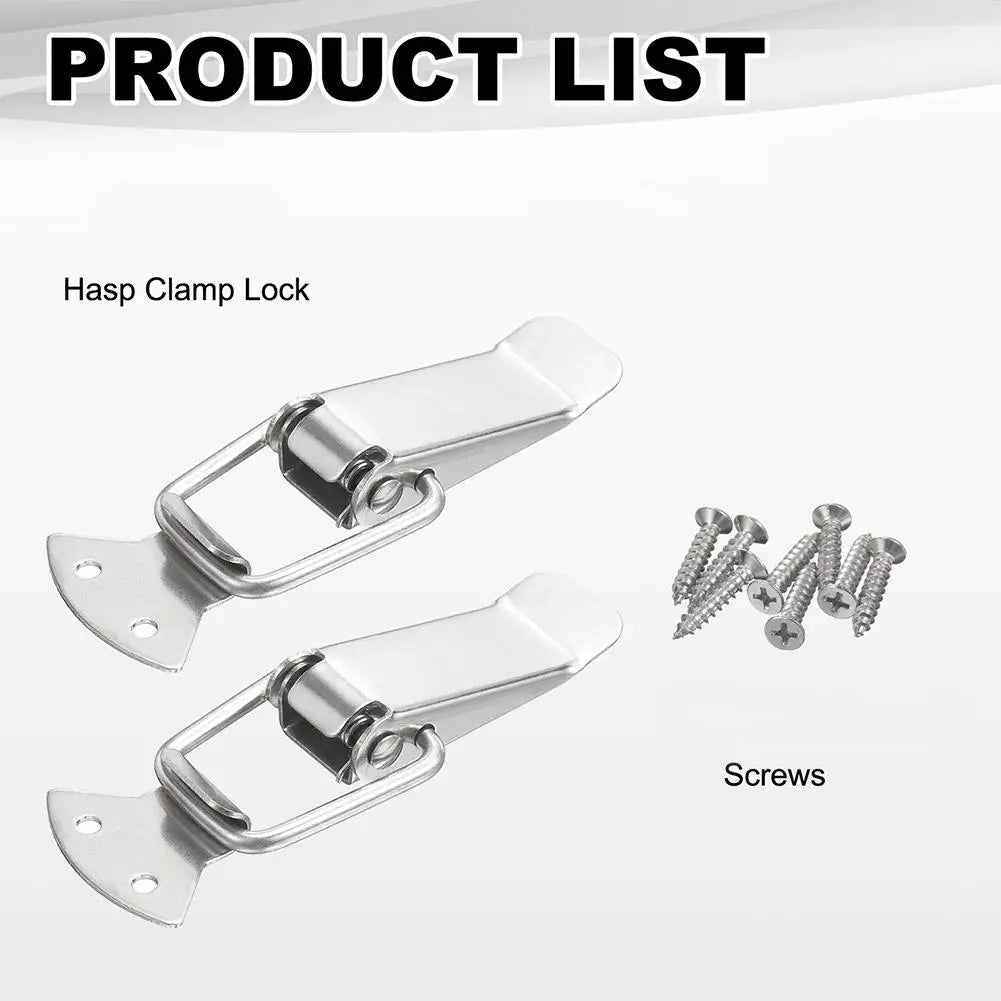 Spring-Loaded Toggle Latch Locks – 6 Pack for Boxes & Cabinets Toggle Latch Lock Zpaxo