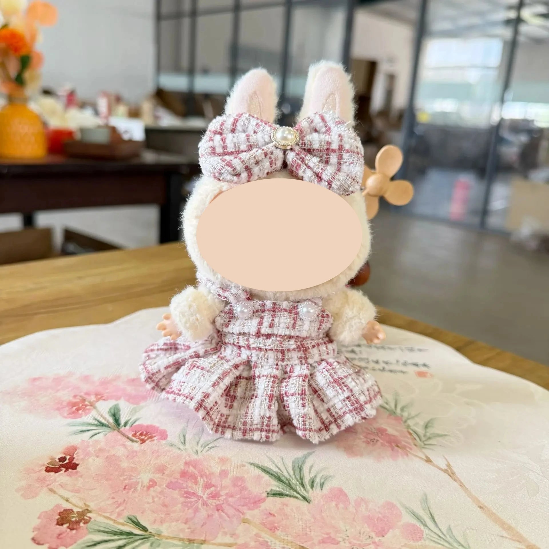 Mini Doll Clothes & Accessories for 15–17cm Labubu & 10cm Dolls Doll Outfit Accessories Zpaxo pink set no doll