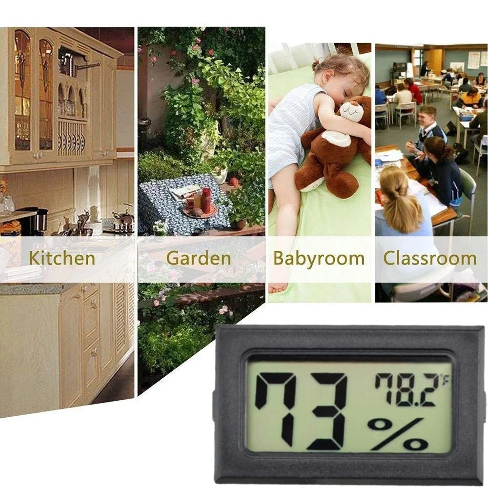 Digital Hygrometer Thermometer Home LCD Display Temperature