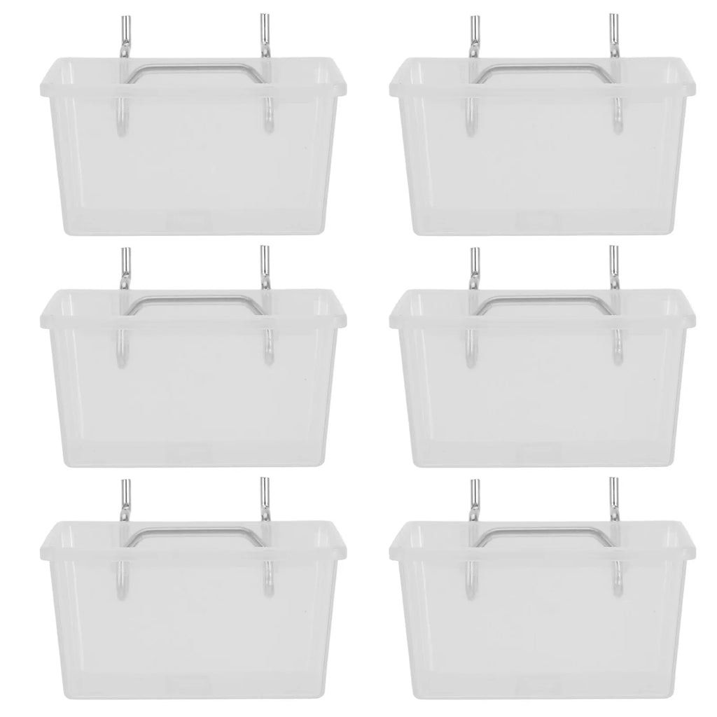 Heavy Duty Pegboard Bins Transparent Easy Install Tool Organization