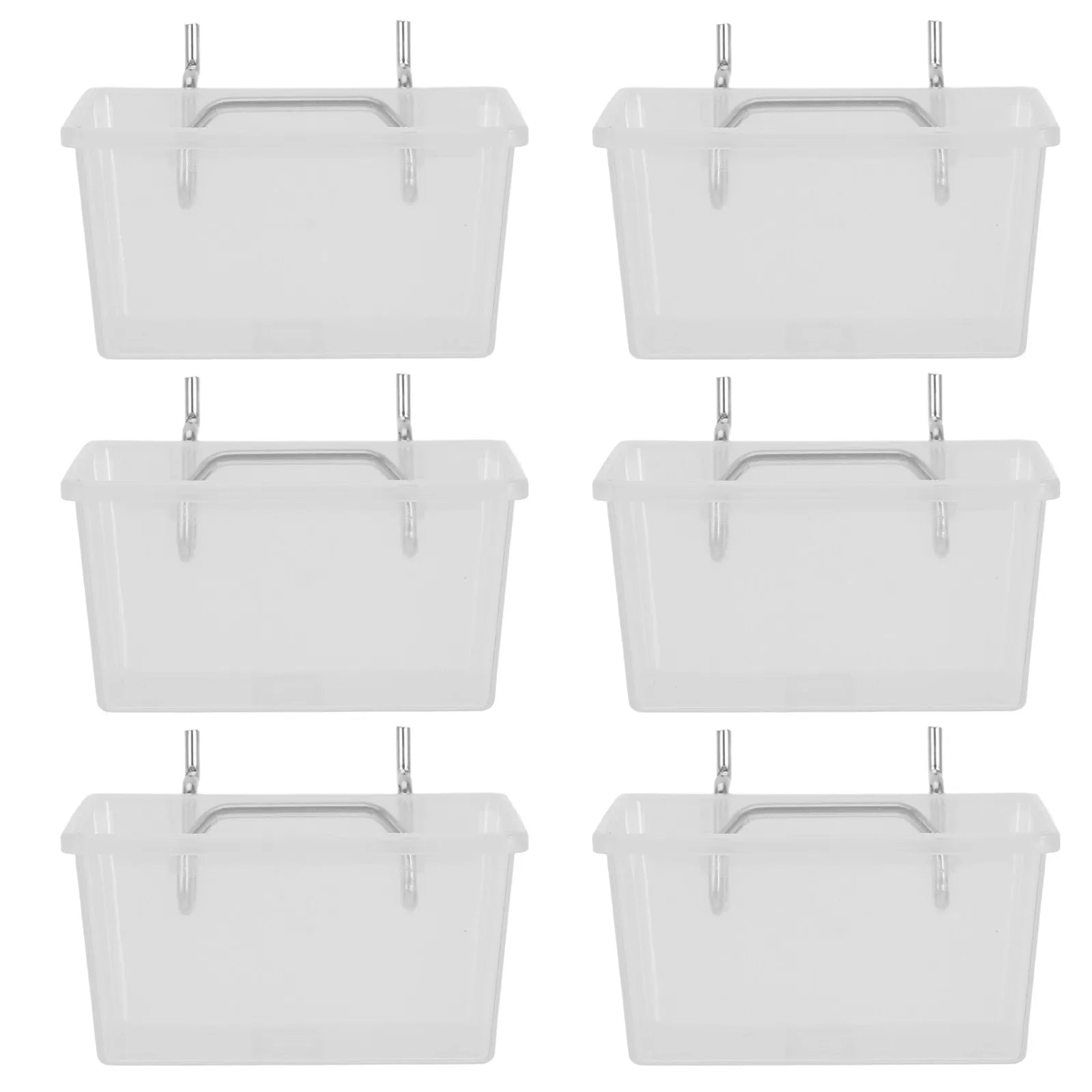 Heavy Duty Pegboard Bins Transparent Easy Install Tool Organization