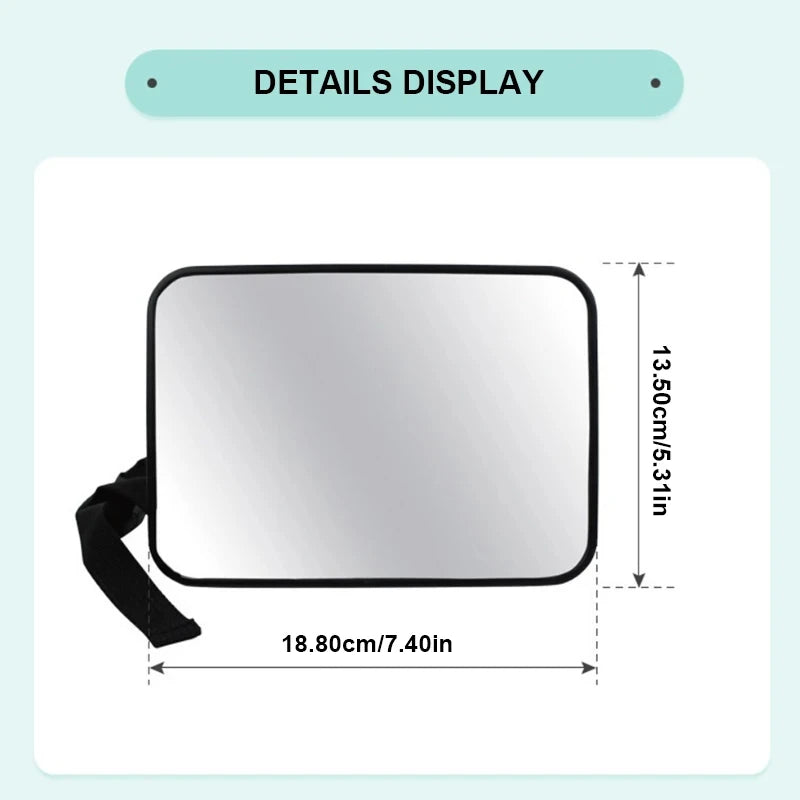 Car Rear Seat Baby Mirror Adjustable Wide Angle Safety Rearview